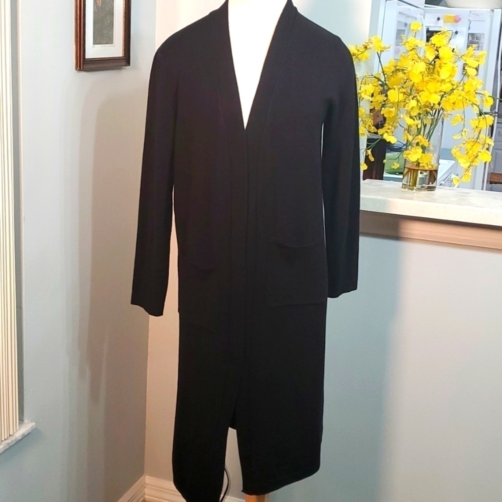 Magaschoni full length light weight sweater. Large‎ petite. Open cardigan…